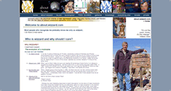 Desktop Screenshot of about.wizzard.com
