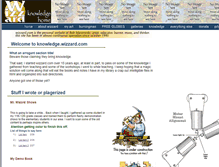 Tablet Screenshot of knowledge.wizzard.com